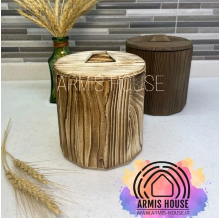 شکلات خوری چوبی درب دار